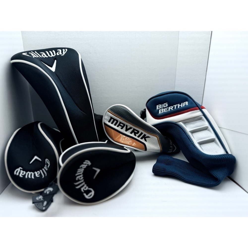 Callaway Mavrik Big Bertha Golf Headcovers‎ 5 Item Lot Driver Fairway